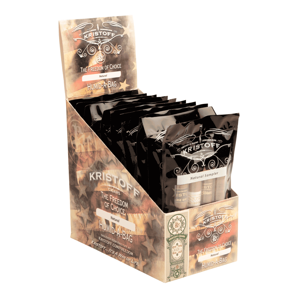 Kristoff Natural Sampler 10/4pks, , jrcigars